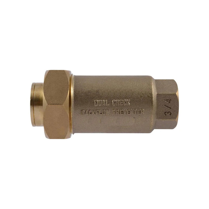 Brass Dual Check Valve/Backflow Prevention for Mains Irrigation Systems