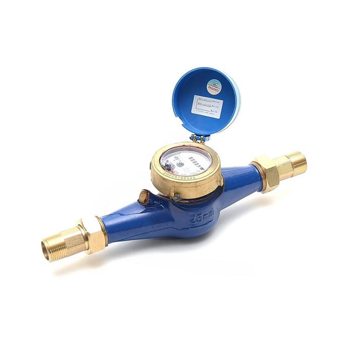 HR MT-EX Series Basic Inline Water Meter with BSP Threaded Coupling (15-50mm BSP)