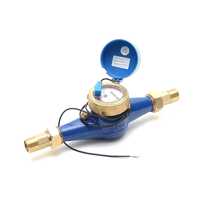HR MT-EX Series Pulse Head Type Inline Water Meter with BSP Threaded Coupling (15-50mm BSP)