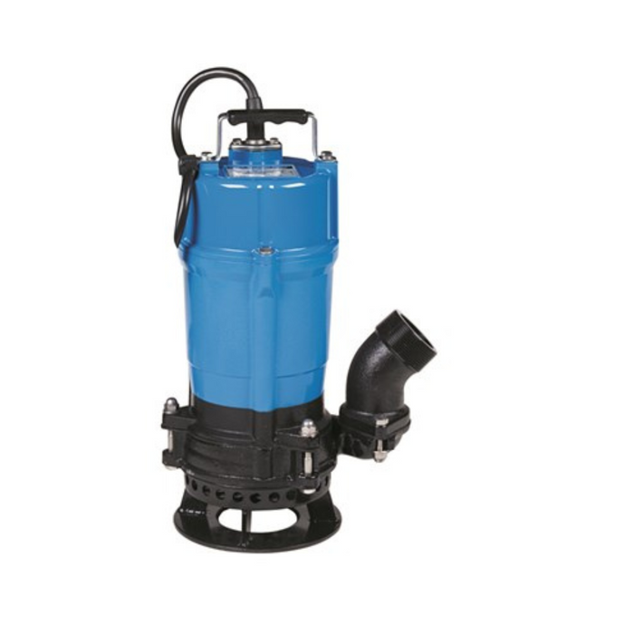 Tsurumi HSD 0.55kW Portable Submersible Slurry Pump with Cast Iron Agitator (Max 216LPM/130kPa)