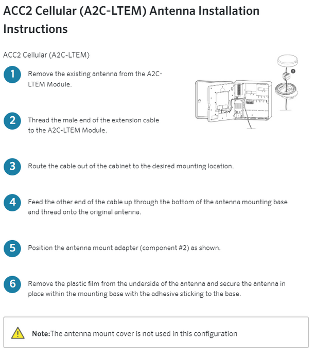 Hunter ANT-EXT-KIT Wireless Antenna Extension Kit for WVL Systems