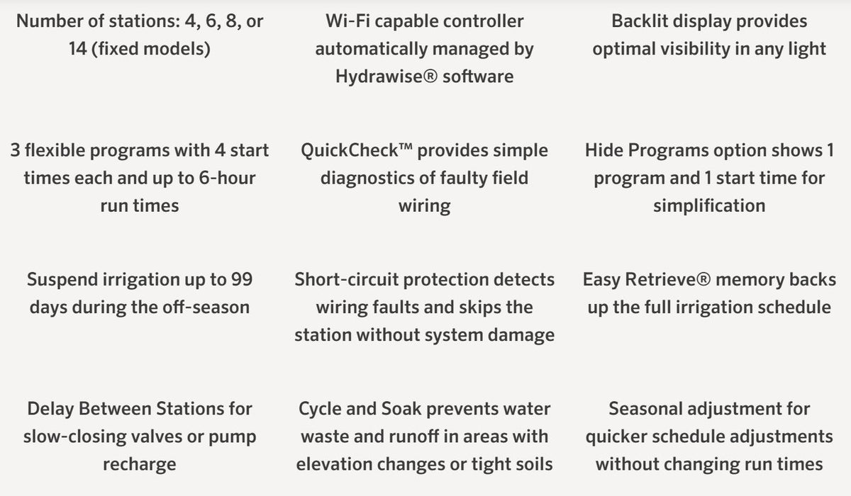 Hunter X2 Hydrawise™ Outdoor Smart Irrigation Controller with Optional WIFI