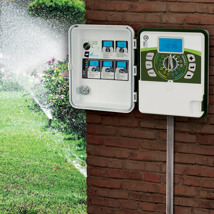Rain I-Dial Outdoor Basic Irrigation Controller with Easy Programming Function