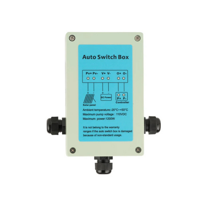 Land & Water DC Auto Switch for Solar Pump Systems – Automatic Solar to AC/DC
