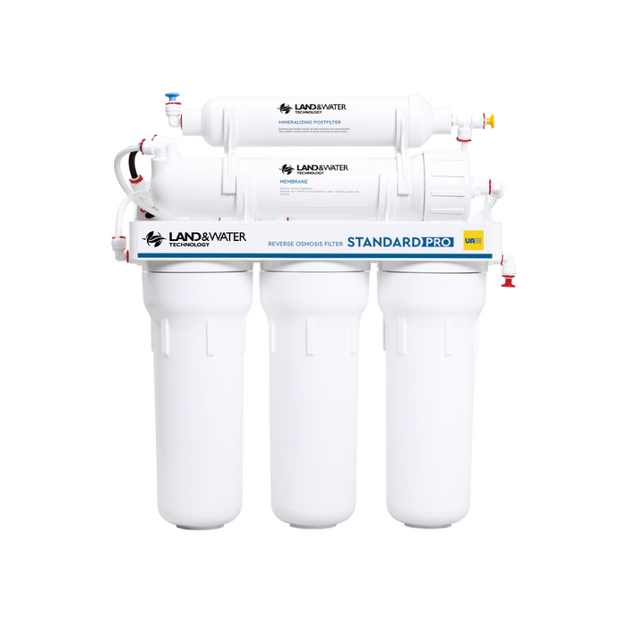 Land & Water 5-Stage Professional Reverse Osmosis RO Undersink Water Filtration Kit with Re-Mineralization (200 LPD)