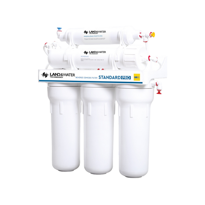 Land & Water 5-Stage Professional Reverse Osmosis RO Undersink Water Filtration Kit with Re-Mineralization (200 LPD)