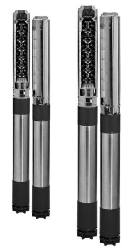 Lowara ZN631 Series 316ss 4-6" High Quality Submersible Bore Pumps (Max 666LPM)