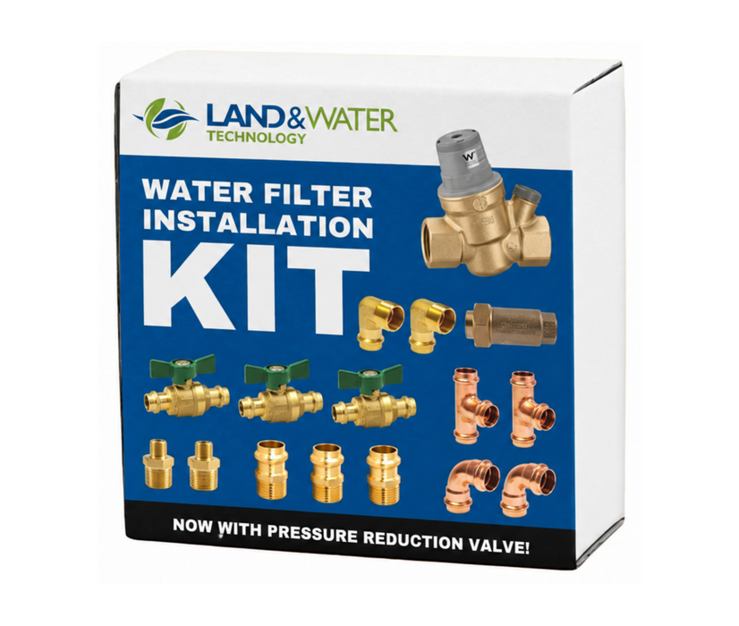 Land & Water Water Filtration Plumbing Parts Installation Kit