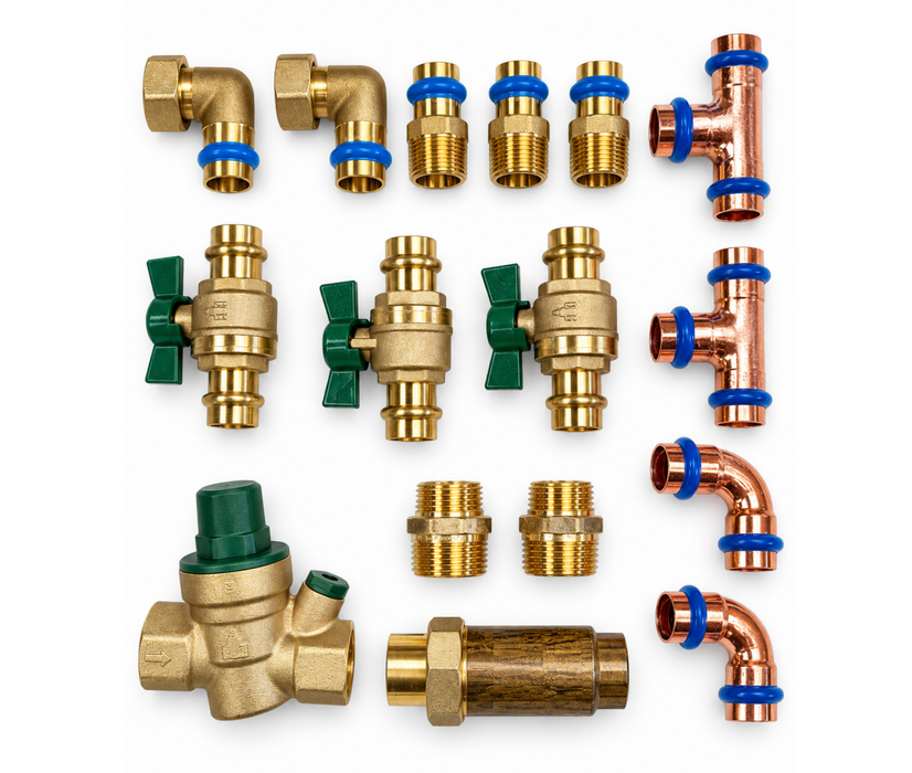 Land & Water Water Filtration Plumbing Parts Installation Kit