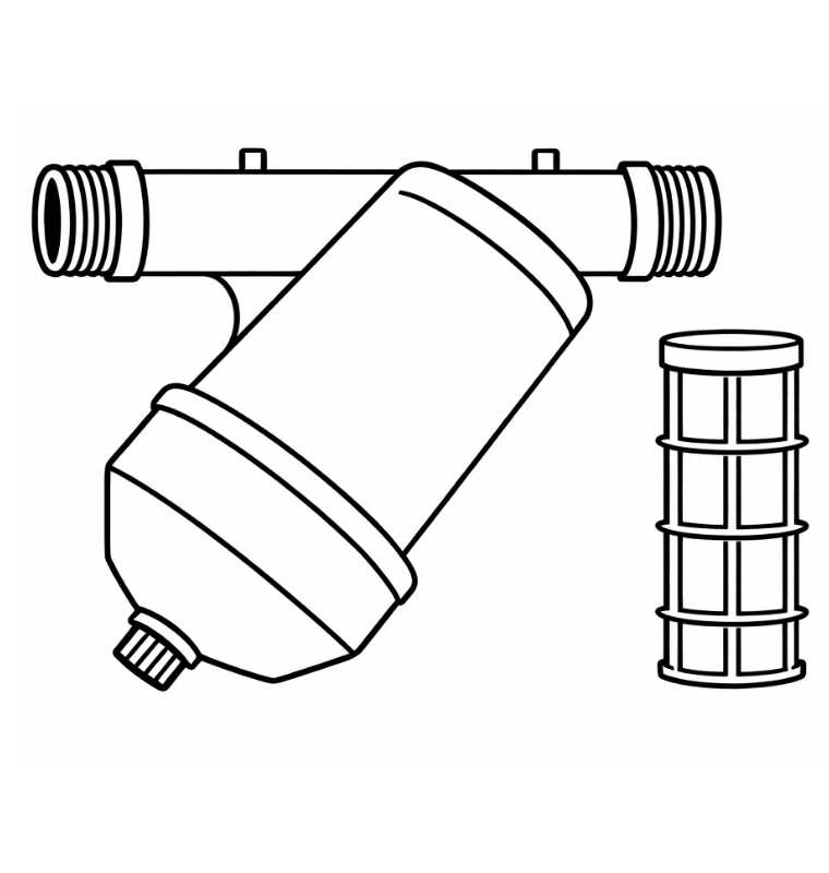 Plastic Manual Screen Mesh Filters