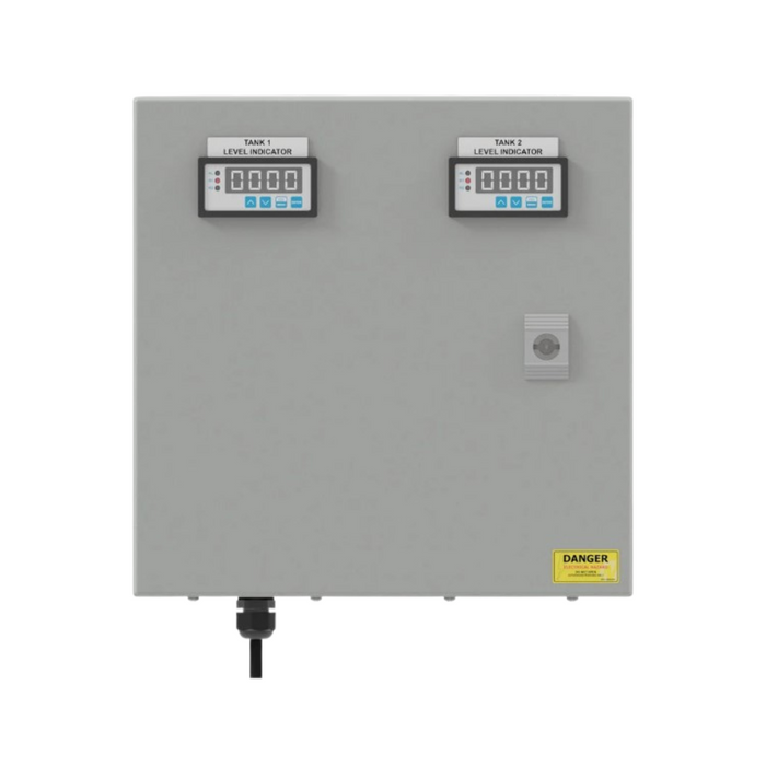 Matelec Standard Indication Panels for Liquid Level, Pressure or Flow Monitoring with IP44 Steel Enclosure