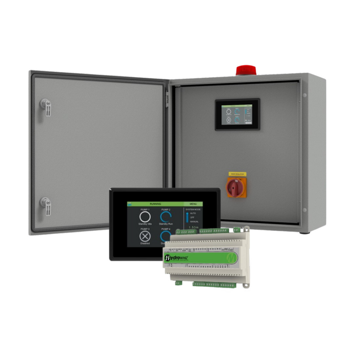Matelec HydroWHIZ Series VSD Controller for Constant Pressure Pump Systems with IP56 Steel Enclosure