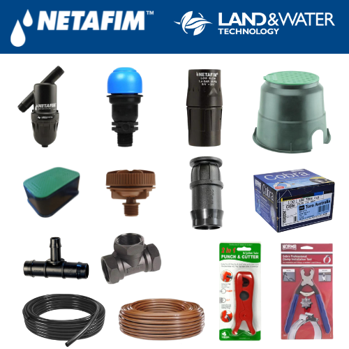 Netafim Techline AS XR 13mm Subsurface Lawn Irrigation Dripline Starter Kit (60m²)