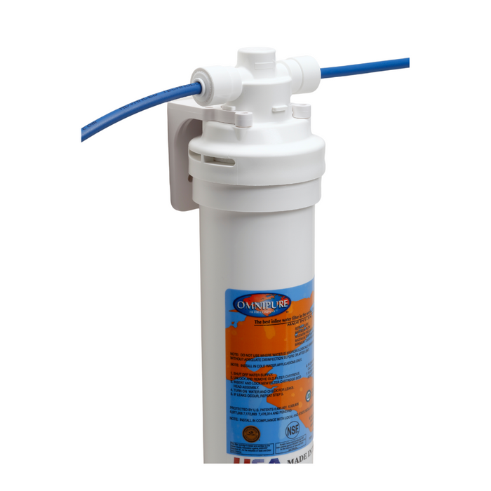 Omnipure L5520 1 Micron Extra Fine Carbon Block Lead Quick Connect Reduction Replacement Filter