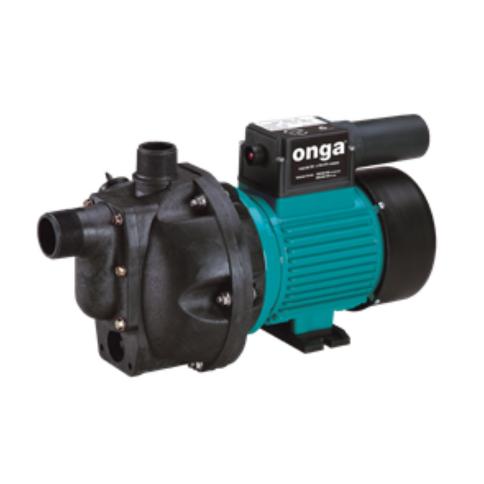 Onga 122 1.10kW Series Manual Hi-Flo Open Impeller Transfer Pump (Max 280LPM/210KPA)