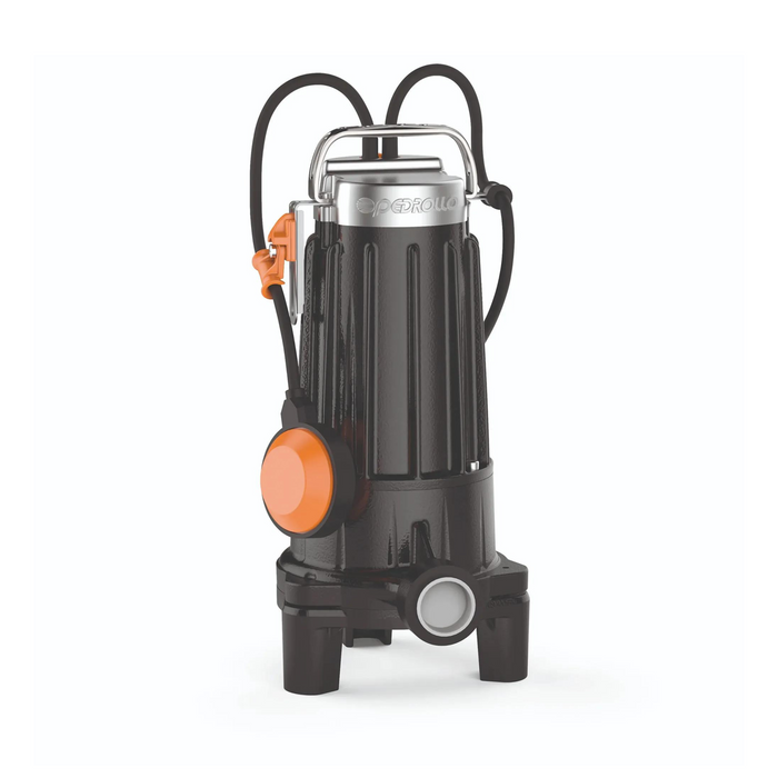 Pedrollo Tritus Submersible Drainage Wastwater Pumps with Hardened Stainless Steel Grinder (Max 280LPM)