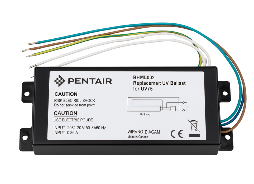 Pentair UV55/UV75 Replacment Spare Parts