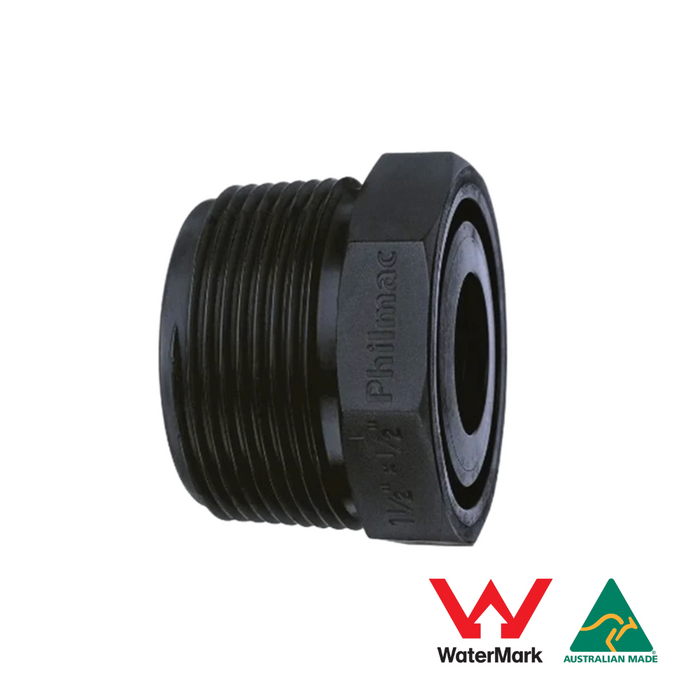 Philmac Male BSP Threaded Poly Reducing Bush | Shop Online