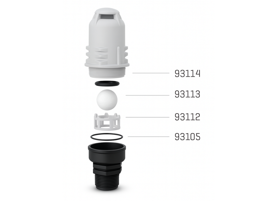 Philmac X380 25mm BSP Dual Action Kinetic Air Release Valve