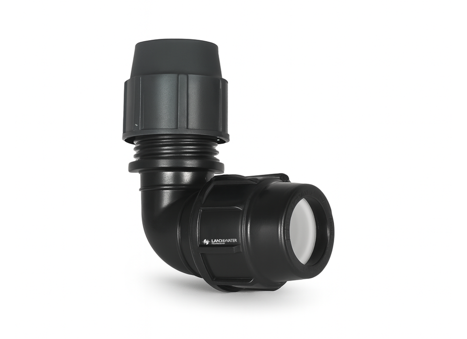 Plasson Metric Compression Elbows for Blueline Poly Pipe