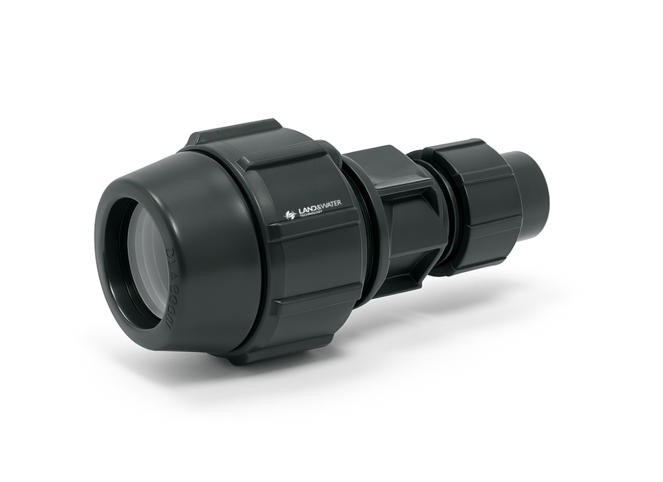 Plasson Metric Compression Reducing Coupling Joiners for Blueline Poly Pipe