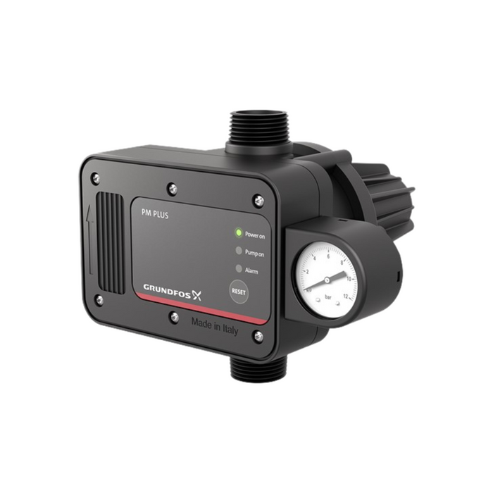 Grundfos PM PLUS Automatic Pressure Controller with Adjustable Start Pressure & Dry-Run Protection (1.5–3.0 Bar)