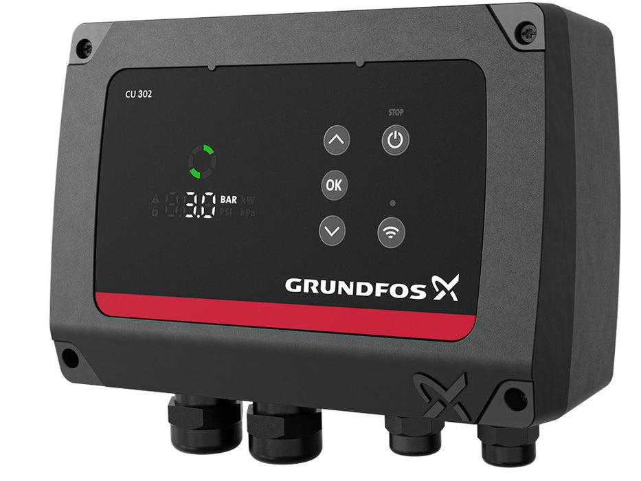 Grundfos CU 302 Smart Constant Pressure Controller with Bluetooth & Wi-Fi for SQE Pumps