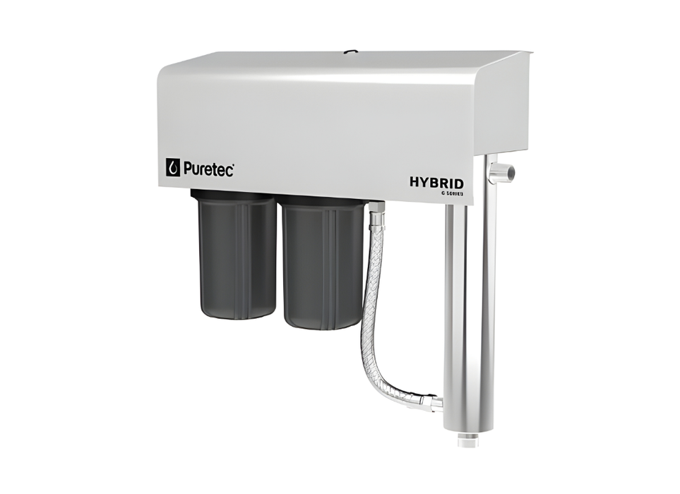 Puretec Hybrid G6 Dual Stage Ultraviolet 10" x 4.5" Water Filtration System (75 LPM)