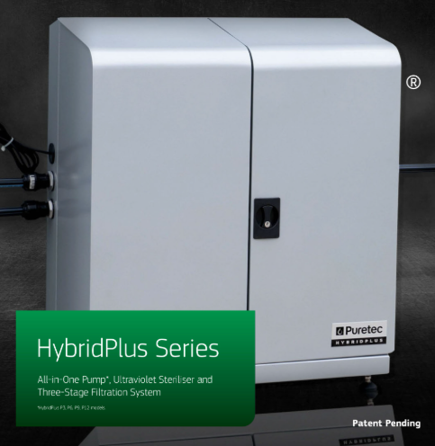 Puretec Hybrid P6 All In One 3 Stage Filtration System with UV, 0.90kW Pump & Cabinet