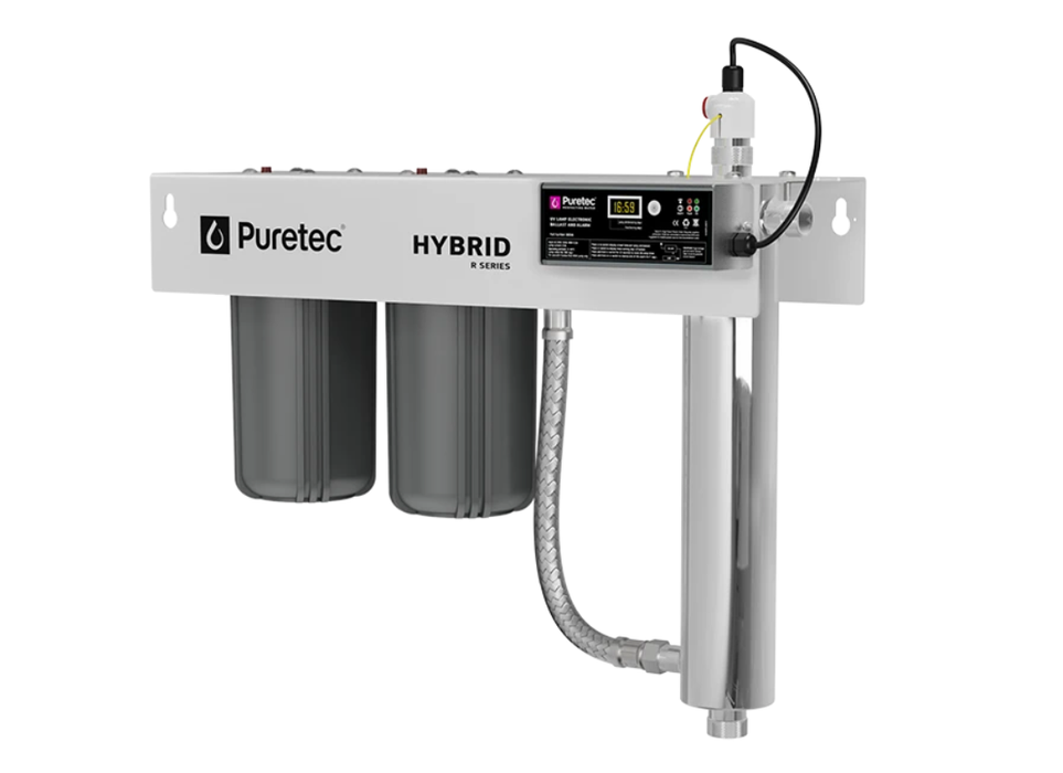 Puretec Hybrid R1 Dual Stage Whole House UV Water Treatment System (75LPM)