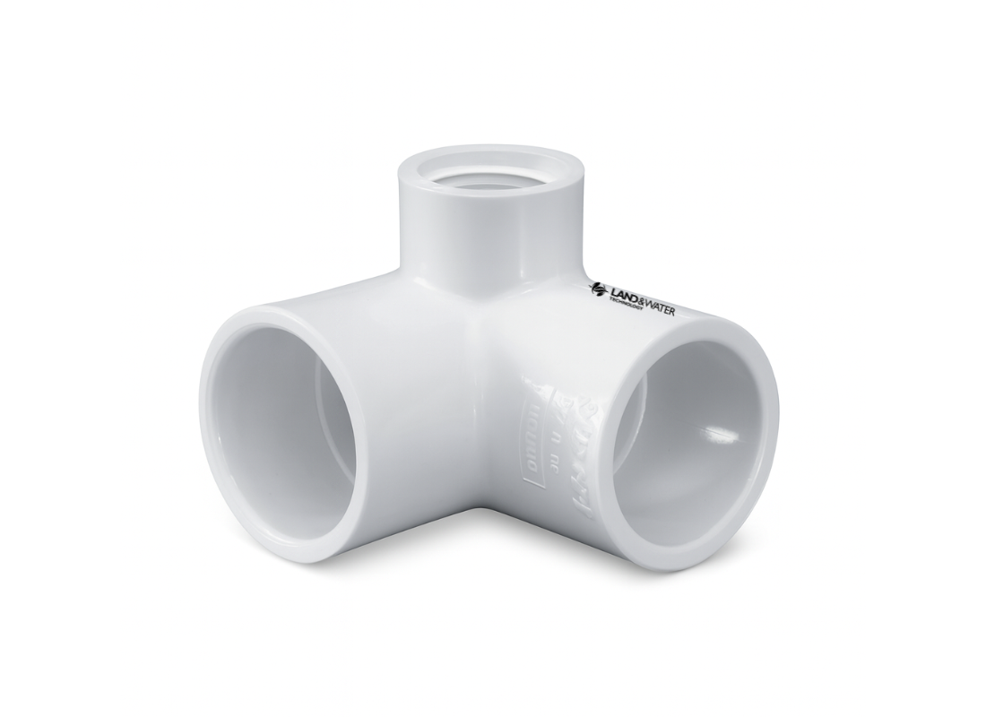 Dura PVC Side Outlet Corner Piece