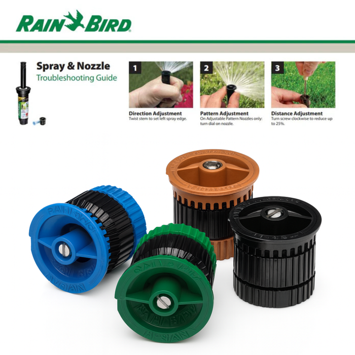 Rain Bird HE-VAN Series High-Efficiency 0°–360° Variable Arc Spray Nozzles