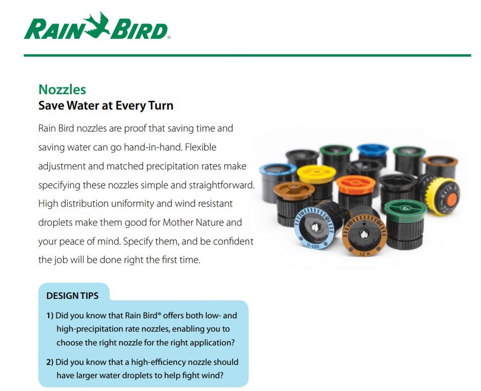 Rain Bird MPR Fixed Sprinkler Nozzles Female (5ft-15ft) - Shop Online