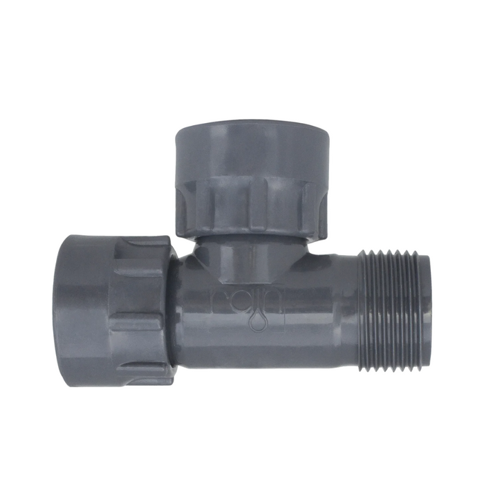 Rain PVC 25mm Manifold Swivel Tee F/F/M with O-Ring