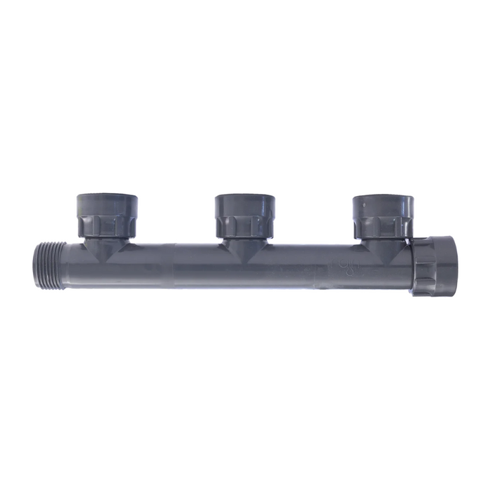 Rain PVC 25mm Multiport Manifold Fitting with Swivel Connections