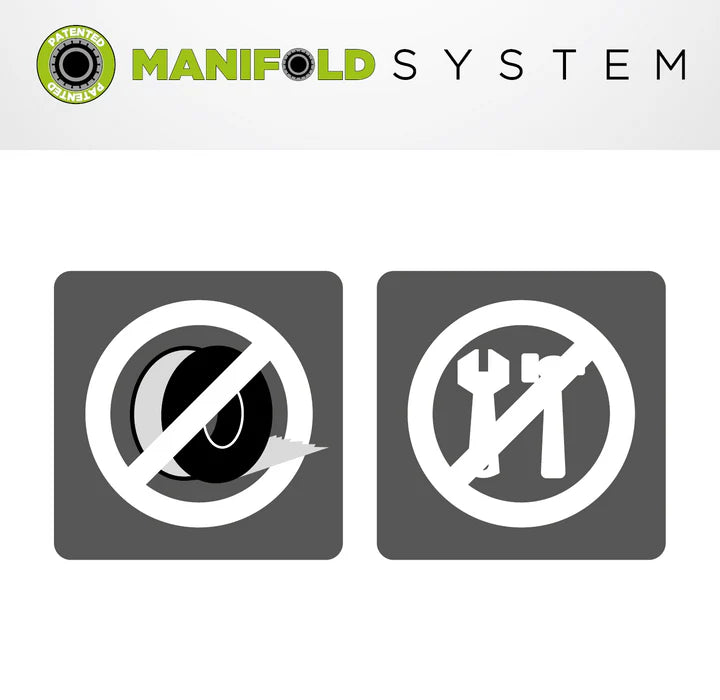 Rain PVC 25mm Manifold Swivel Elbow M/F with O-Ring