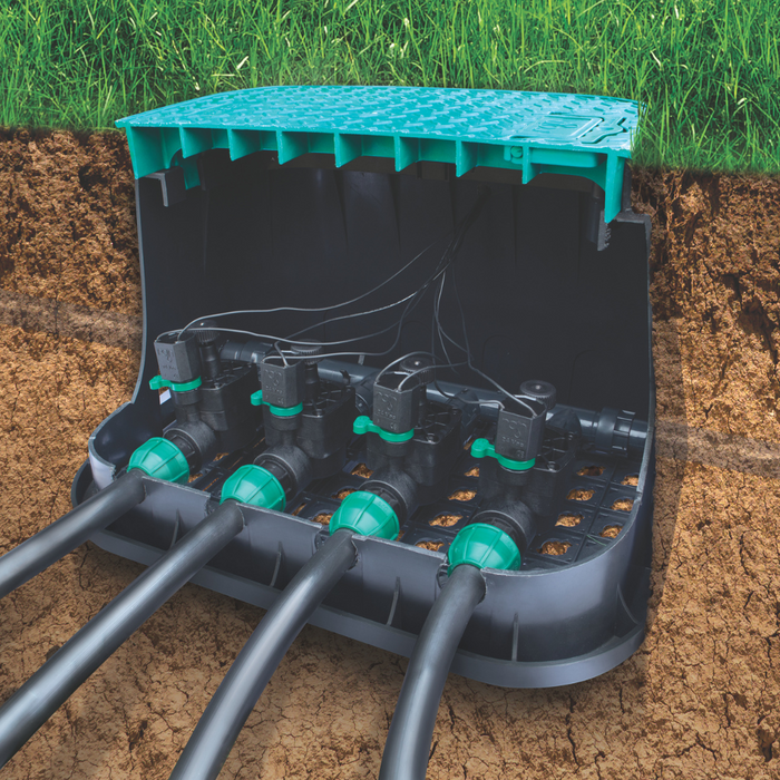 Rain Pre-Assembled AC 25mm Irrigation Solenoid Manifold Kit with x4 Valves