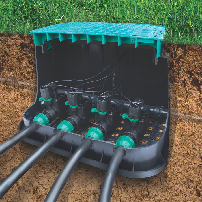 Rain PVC 25mm Multiport Manifold Fitting with Swivel Connections