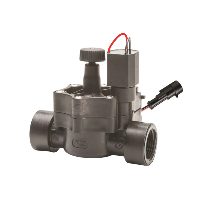 Rain RN 154 DC 25mm Female BSP Irrigation Solenoid Valve with Flow Control