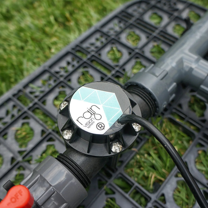 Rain Turbina Vision Inline Water-Powered Battery Charger for Rain Irrigation Controllers