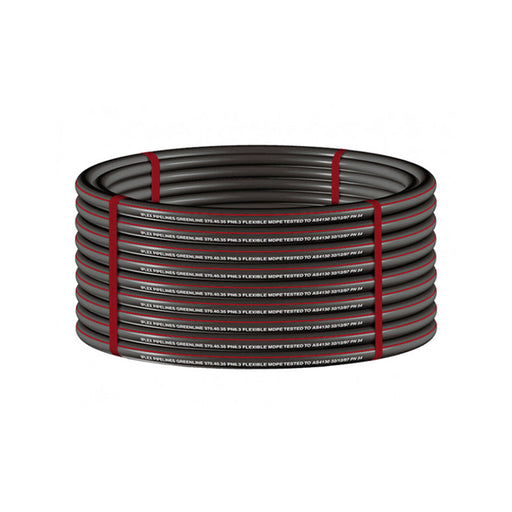 Rural Poly Pipe Heavy Duty (Redline) - PICKUP PERTH ONLY Product Name: 1" (25mm) x 200m HD Rural Red Poly Pipe, 1 1/4" (32mm) x 150m HD Rural Red Poly Pipe, 1 1/2" (40mm) x 150m HD Rural Red Poly Pipe, 2" (50mm) x 100m HD Rural Red Poly Pipe, 2" (50mm) x 200m HD Rural Red Poly Pipe