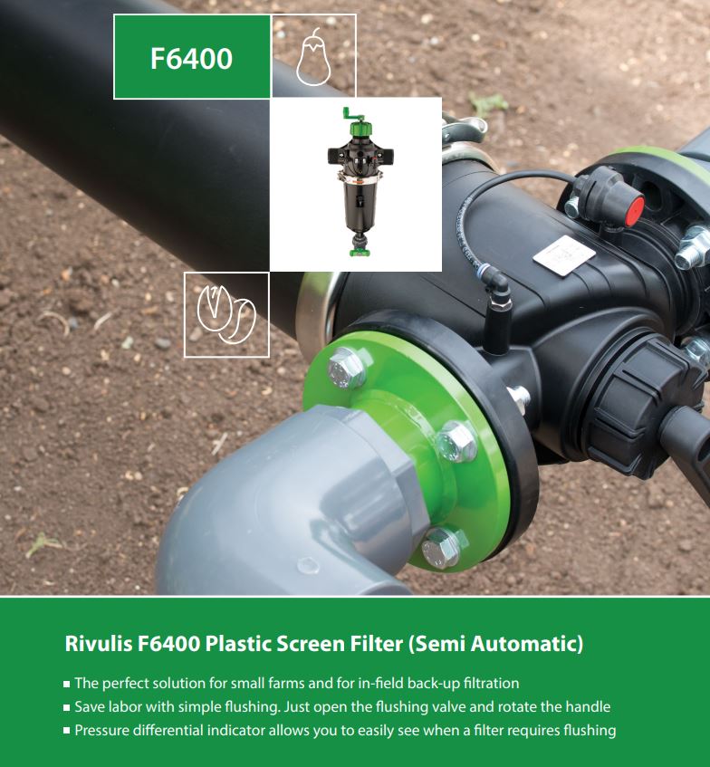 Rivulis F6400 50mm Semi Automatic Screen Filters | Shop Online