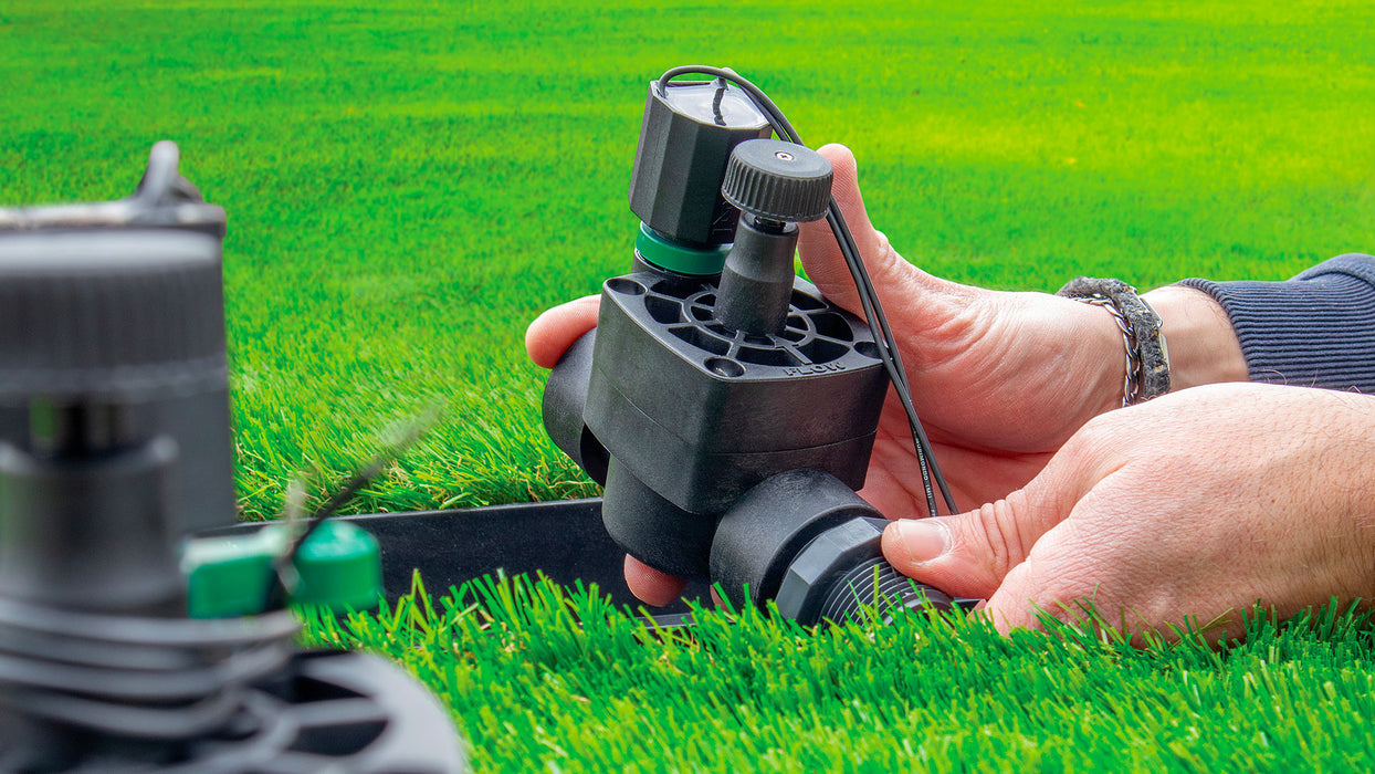 Rain RN 154 AC 25mm Female BSP Irrigation Solenoid Valve with Flow Control