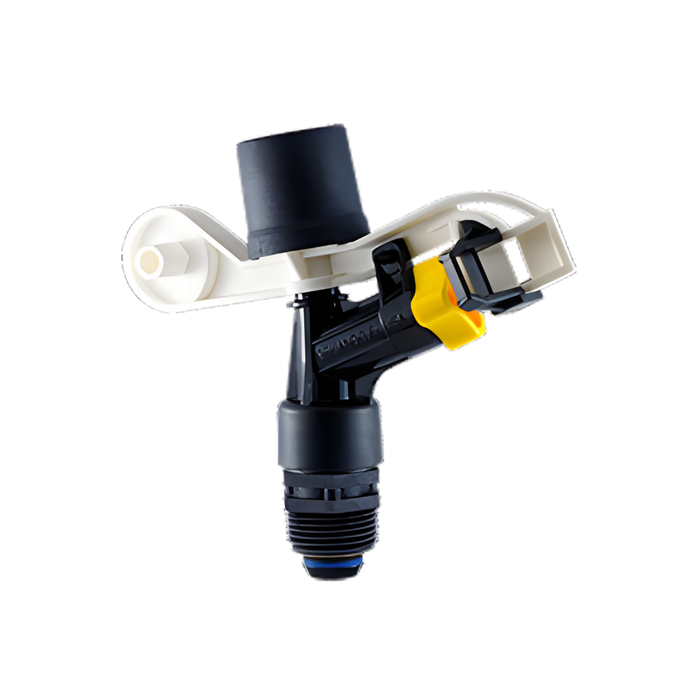 Senninger Compact 20 Series Full Circle 15mm Male Plastic Impact Sprinkler with Single Nozzle and Diffuser