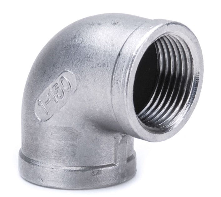 316 Stainless Steel BSP Threaded Elbows - Female