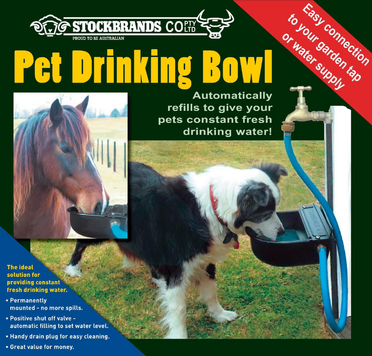 Norma Plastic 2.5 Litre Animal Drinking Bowl with Float Valve (Max 600kPa)