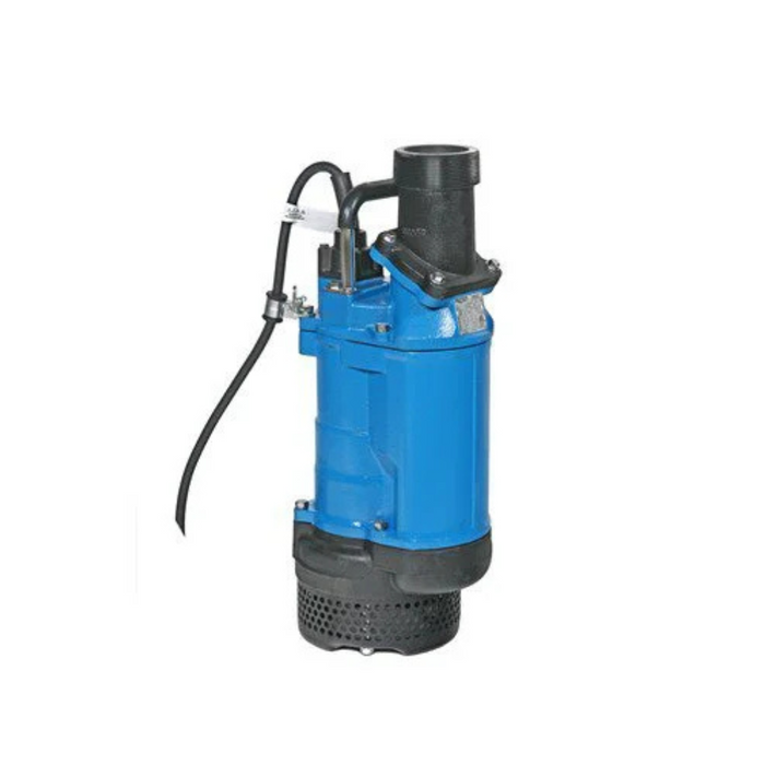 Tsurumi KTZ Series Submersible High Head Heavy Duty Drainage Pump with High-Chromium Cast Iron Impeller - Three Phase