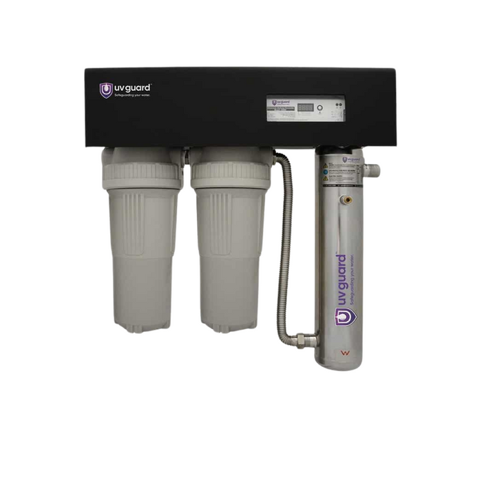 UV Guard CWP30 Dual Stage Ultraviolet 10" x 4.5" Water Filtration System (42LPM)