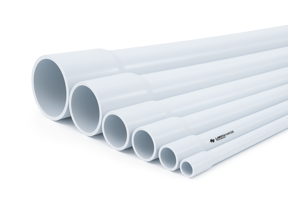 PVC Premium Pressure Pipe for Irrigation (6m Length) - PERTH PICKUP ONLY