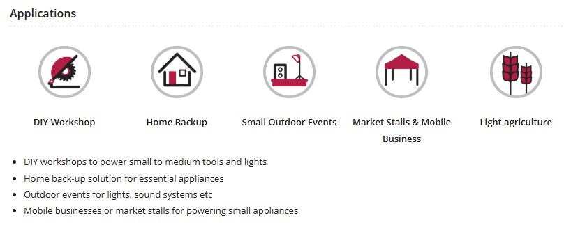 Welling & Crossley WC-P3750 3.20kW Open-Frame Petrol Generator with AVR & Remote Start